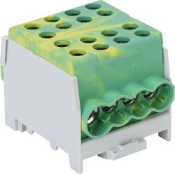  Főáramköri leágazó kapocs, sínre szerelhető, zöld/sárga (FLECU-35-25-4ZS)