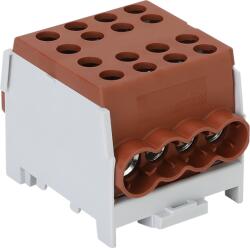  Főáramköri leágazó kapocs, sínre szerelhető, barna (FLECU-35-25-4B)