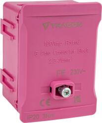  Fővezetéki sorozatkapocs, plombálható, rózsaszín (FSK35R)