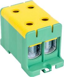  Főáramköri leágazó kapocs, sínre/felületre, zöld/sárga (FLEAL-150/2ZS)