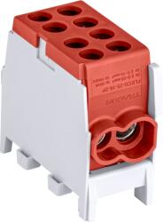  Főáramköri leágazó kapocs, sínre szerelhető, piros (FLECU-25-16-2P)