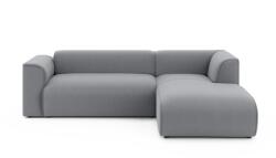 Ropez Világosszürke sarokkanapé (jobb oldali-heverő résszel) Merid - Ropez