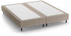 Micadoni Bézs kárpitozott franciaágy ágytámla nélkül 160x200 cm Whale - Micadoni