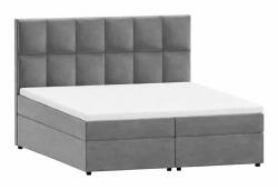 ROPEZ Szürke ágyneműtartós boxspring ágy 160x200 cm Flip - Ropez