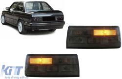 KITT EU Taillights suitable for BMW 3 Series E30 Facelift Sedan Cabrio Touring (1987-1994) Smoke (TLBME30S)