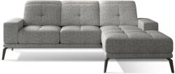 Eltap Szürke sarokkanapé (jobb oldali-heverő résszel) Torrense - ELTAP