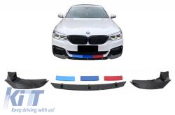 KITT Első lökhárító spoiler BMW 5 G30 G31 Limousine / Touring (2017-től) modellekhez, M5 Dizájn, Zongorafekete Kompatibilis: BMW 5 G30 limuzin (2017-től) M-tech Sport első lökhárítóval BMW 5 G31 Tour (FBSB