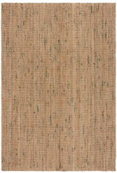 Flair Rugs Zöld-natúr színű kétoldalas kézi szövésű juta szőnyeg 200x290 cm Jute Boucle Green - Flair Rugs