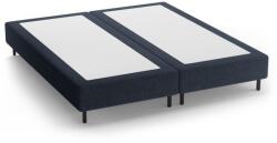 Micadoni Sötétkék kárpitozott franciaágy ágytámla nélkül 140x200 cm Whale - Micadoni
