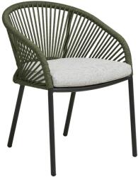 House Nordic Zöld fém-párnázott kerti szék Novella - House Nordic