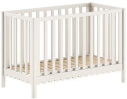 Vipack Bézs borovi fenyő babaágy állítható magassággal 60x120 cm Swingo - Vipack