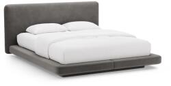 Micadoni Sötétszürke kárpitozott franciaágy 200x200 cm Linea - Micadoni