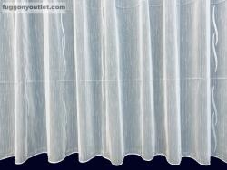 fuggonyoutlet Voile, Zoe, fehér , 400x160 cm