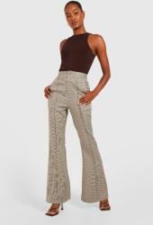 Boohoo kétszínű pepita harang nadrág, Size 36 (GZZ20510-111)