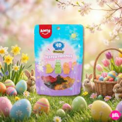 Amos Sweets 4D Gummy Easter Friends 65 g - 3D Húsvéti Barátok Zselécukor