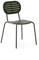 Kave Home Sötétzöld fém kerti szék Brai - Kave Home