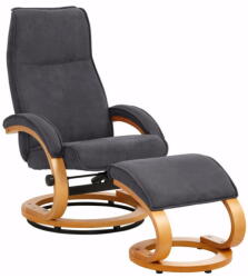 Støraa Rika szürke, textilhuzatos, állítható fotel lábtartóval - Støraa