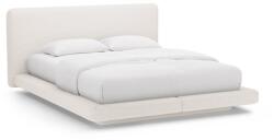 Micadoni Bézs kárpitozott franciaágy 200x200 cm Linea - Micadoni