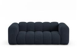 Micadoni Sötétkék zsenília kanapé 200 cm Lupine - Micadoni