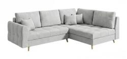 Ropez Szürke sarokkanapé (jobb oldali) Ariella - Ropez