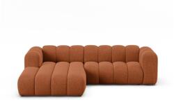 Micadoni Téglavörös zsenília sarokkanapé (bal oldali-heverő résszel) Lupine - Micadoni - bonami - 828 740 Ft