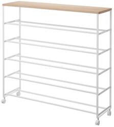 Yamazaki Fehér fém cipőtartó állvány 90, 5x87x26 cm Tower - YAMAZAKI