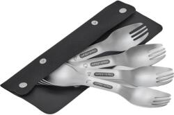 Black + Blum Ezüstszínű rozsdamentes acél étkező villa szett 4 db-os Spork - Black + Blum