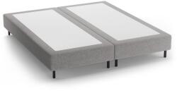 Micadoni Szürke kárpitozott franciaágy ágytámla nélkül 160x200 cm Whale - Micadoni