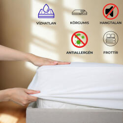 Kartaltex Vízhatlan matracvédő - gumilepedő - 80x200 cm - körgumis, frottír - inkontinencia lepedő