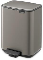 Brabantia Szürke acél pedálos szemetes 4 l Bo - Brabantia