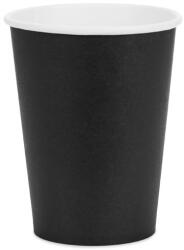  Fekete papír pohár 250 ml, 6 darabos csomag (KPP90-010-EU1)