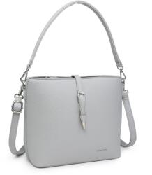 Luigisanto Szürke kézitáska postás táska bőr Ökológiai Új (HS230083)