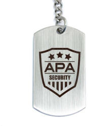 R.M. ékszer Apa security acél medálos kulcstartó (13351-RM-D)
