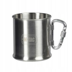 M-Tac Rozsdamentes acél M-Tac túrabögre karabinerrel 250 ml króm (60010012)