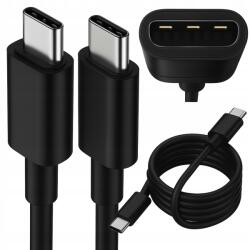 Denmen Töltőkábel 1m Usb Type-c Type-c Pd Usb-c 100W Gyorstöltés 3, 6A (Kabel do ładowarki Samsung Iphone ładowanie)