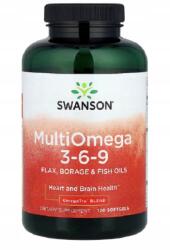 Swanson Health Products Swanson Multi Omega 3-6-9 Esszenciális Zsírsav Komplex 120 kap (087614170206)