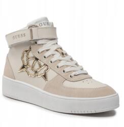 GUESS Női Magasszárú Sneaker Cipő Vyves Bézs/Nude Logóval 36 EU-s Méret (FL7VYVLEA12)