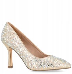 Menbur Csillogó tűsarkú cipő Menbur 24682 Arany 38 (MENBUR 24682 0000 ORO/GOLD)