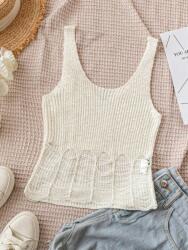 Shein Ekrü Kötött Felső (L) (612270)