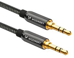 Wozinsky Cablu mini jack universal Wozinsky 2x cablu AUX 2 m negru