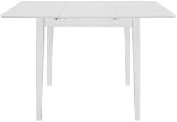 vidaXL Masă de bucătărie extensibilă, alb, (80-120)x80x74 cm, MDF (247626)