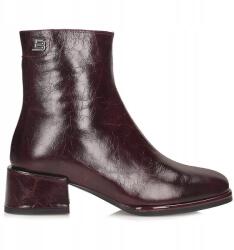 S. Barski Elegáns bordó chelsea női bakancs S. Barski CR52-712 (CR52-712)