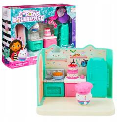 Gabby's Dollhouse Macskaház Gabi Mágikus Helyiségek Házikó Konyha Szett Szoba Otthon (6060478)