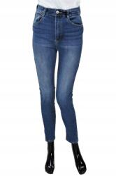 Pull&Bear Pull & Bear Sötétkék Csőszárú Farmernadrág (34) (229049)