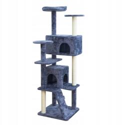 Aga Macskakaparófa 170 cm Szürke-fehér (DS319)