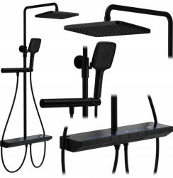 Rea Zuhanyszett Termosztáttal, Fekete Zuhanyszett Bidett Rea Pedro (REA-P0897)