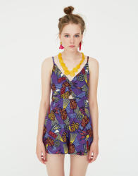 Pull&Bear Pull & Bear Lila Mintás Overál (M) (159011)