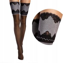 Fiore Belle Epoque önhordó harisnya 20DEN széles csipke Méret: 4L, (5901874327222)