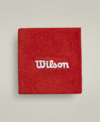 Wilson U terry logo wristbands червено, бяло uni (wu00022331rdb)
