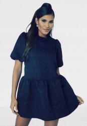 Missguided Ruha, sötétkék, poliészter, pamut, trapéz szabás, mini hossz (332894)